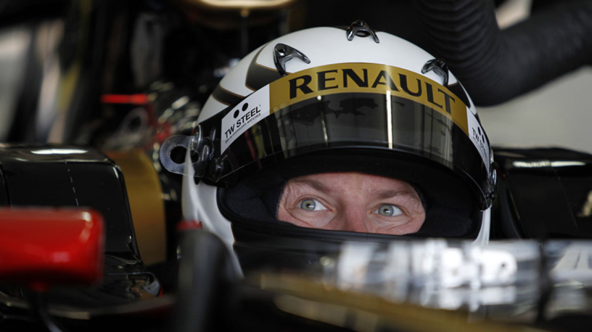 Ο Ράικονεν οδήγησε τη Lotus Renault